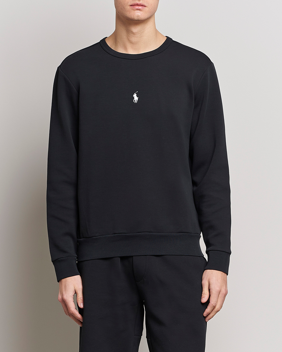 Herren |  | Polo Ralph Lauren | Double Knit Center Logo Sweatshirt Black