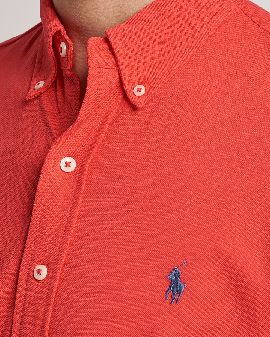 Herren | Hemden | Polo Ralph Lauren | Featherweight Mesh Shirt Red Reef