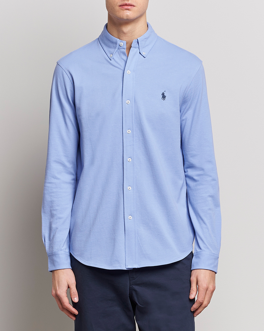 Herren | Hemden | Polo Ralph Lauren | Featherweight Mesh Shirt Lafayette Blue