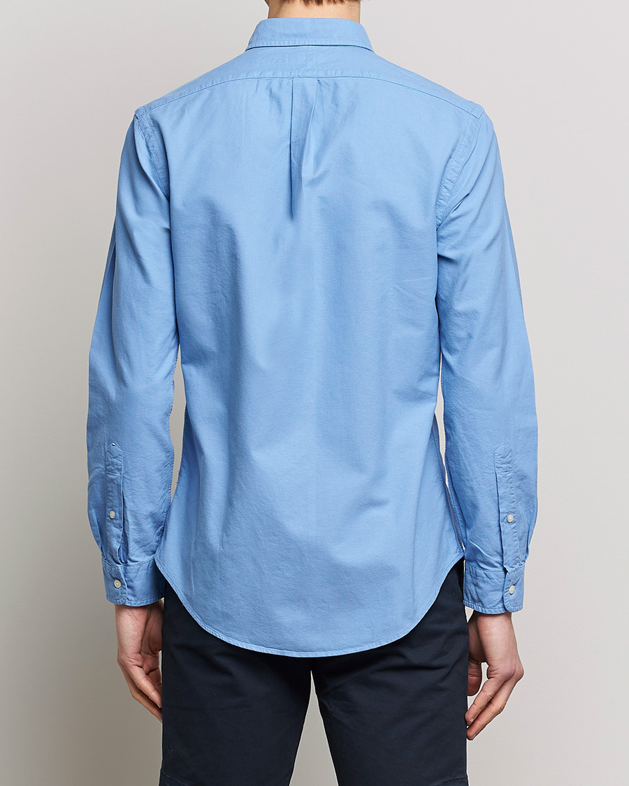 Herren | Hemden | Polo Ralph Lauren | Slim Fit Garment Dyed Oxford Shirt Blue