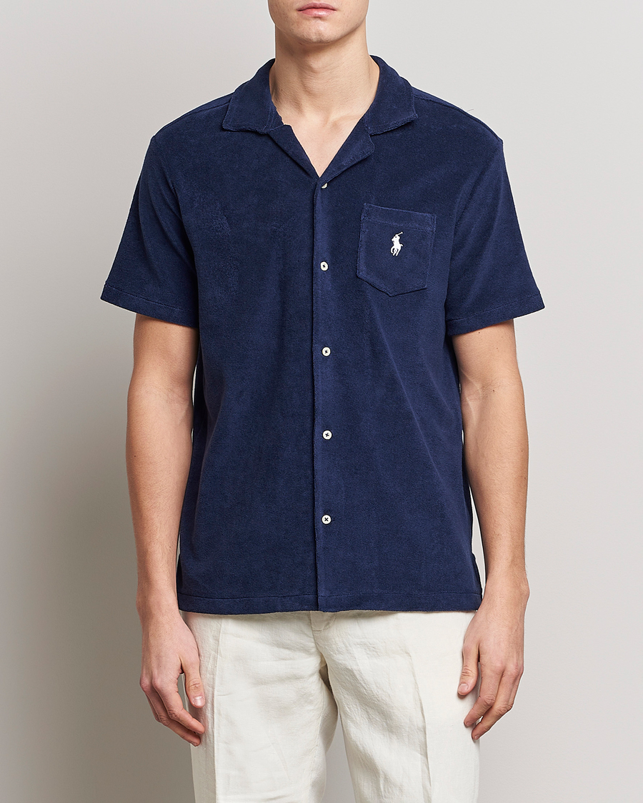 Herren | Hemden | Polo Ralph Lauren | Cotton Terry Short Sleeve Newport Navy