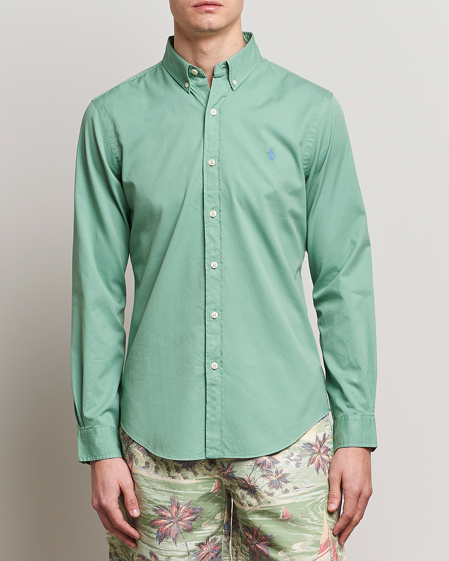 Herren |  | Polo Ralph Lauren | Slim Fit Twill Shirt Faded Mint