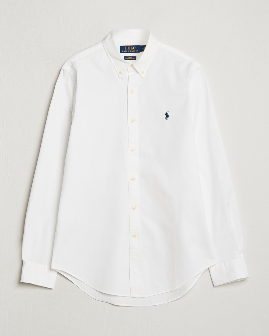 Herren | Hemden | Polo Ralph Lauren | Slim Fit Twill Shirt White