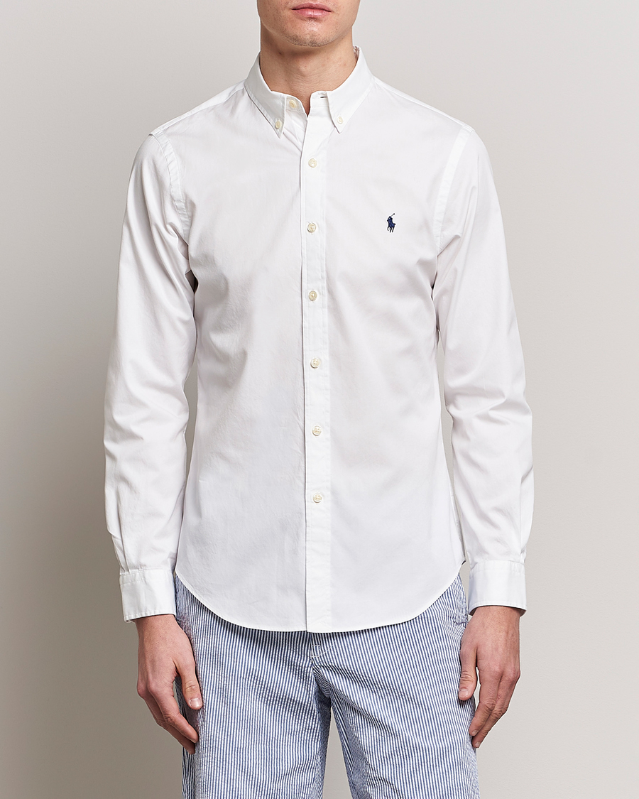 Herren | Hemden | Polo Ralph Lauren | Slim Fit Twill Shirt White