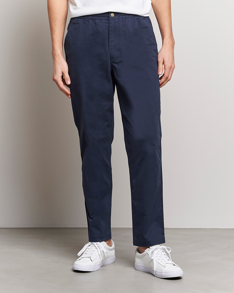 Herr | Drawstringbyxor | Polo Ralph Lauren | Prepster Stretch Drawstring Trousers Nautical Ink