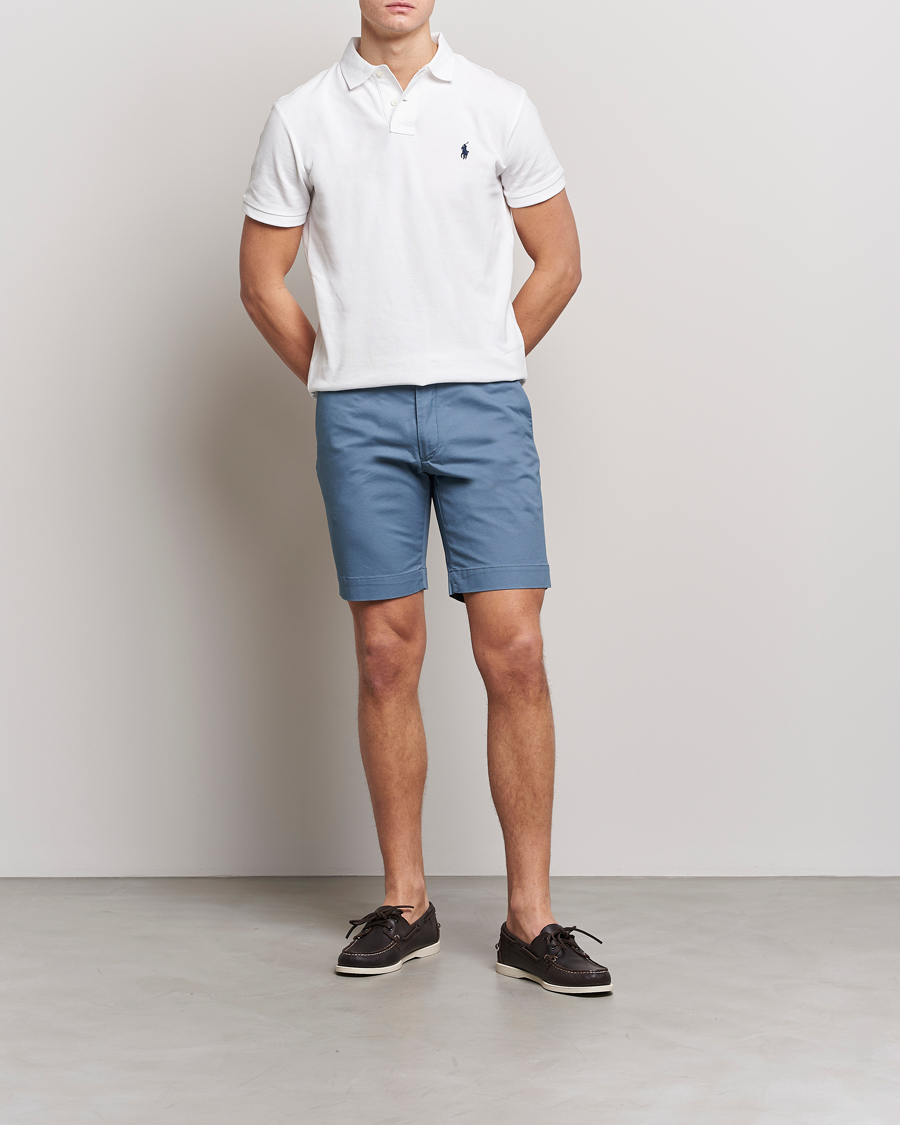 Herren | Shorts | Polo Ralph Lauren | Tailored Slim Fit Shorts Anchor Blue