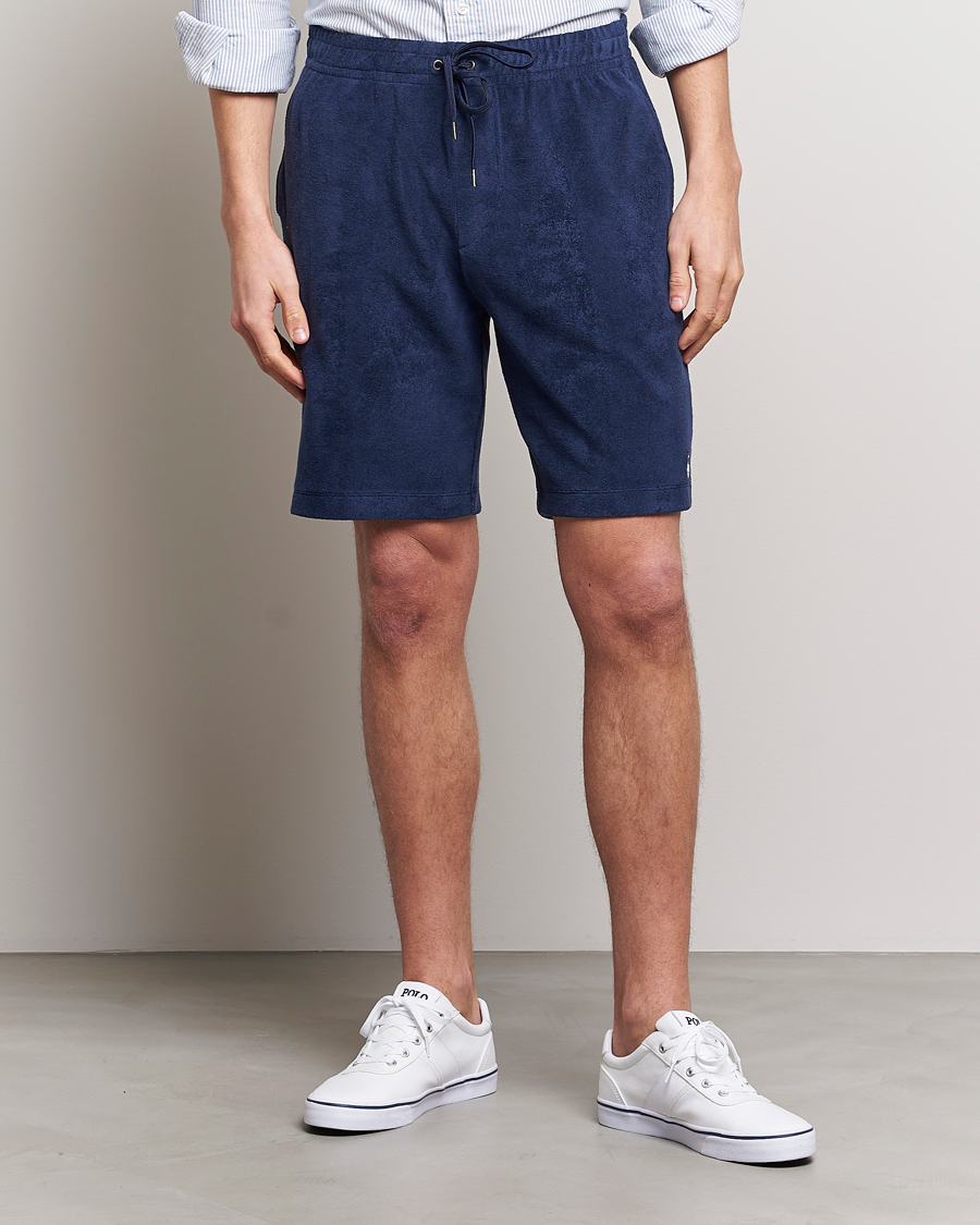 Herren | Terry | Polo Ralph Lauren | Cotton Terry Drawstring Shorts Newport Navy