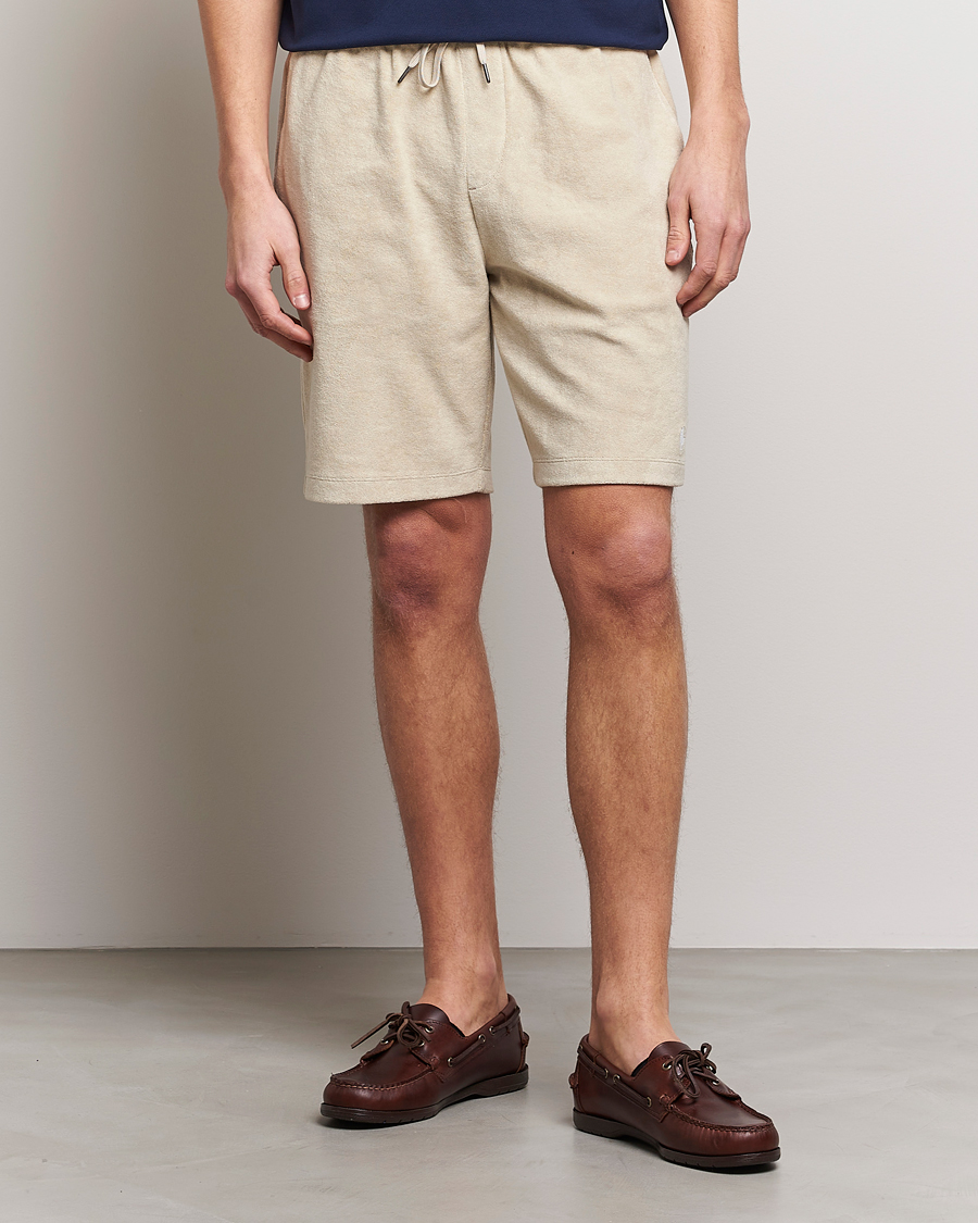Herren |  | Polo Ralph Lauren | Cotton Terry Drawstring Shorts Spring Beige