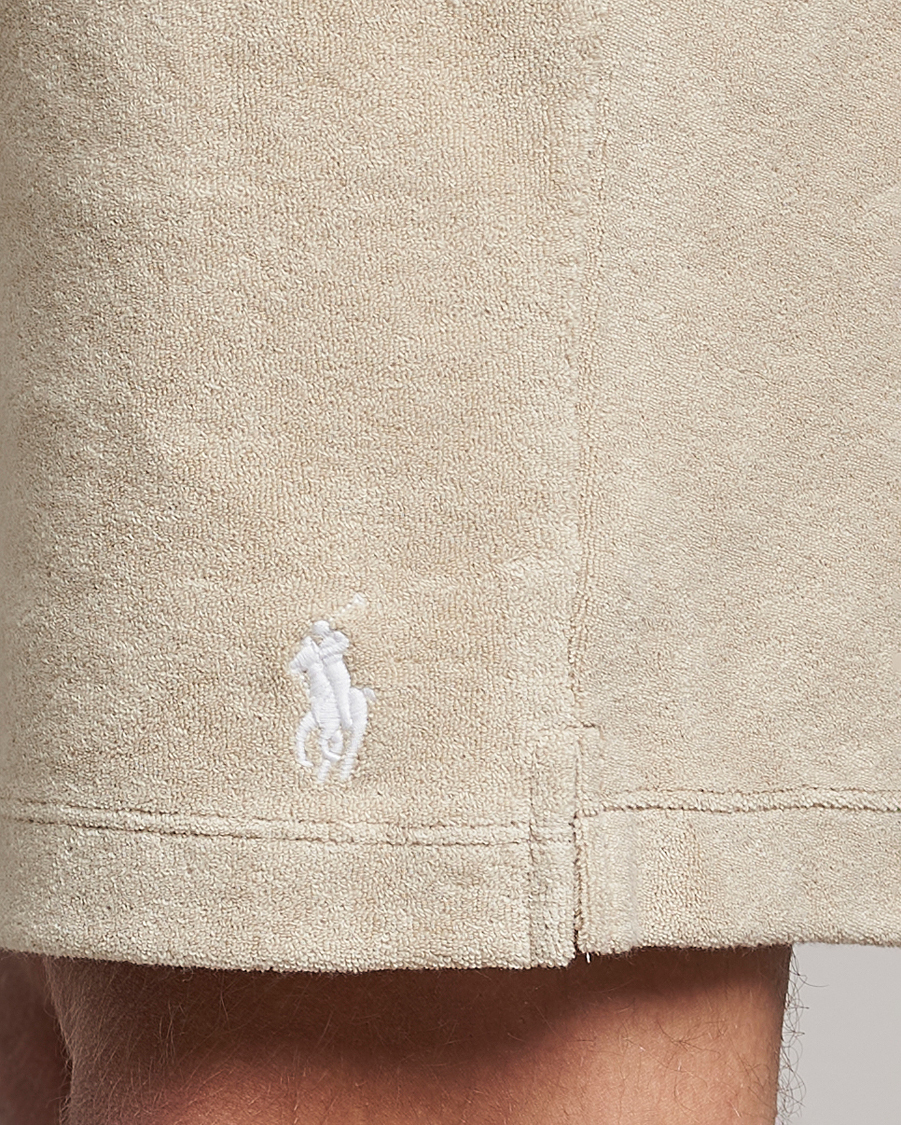 Herren | Shorts | Polo Ralph Lauren | Cotton Terry Drawstring Shorts Spring Beige