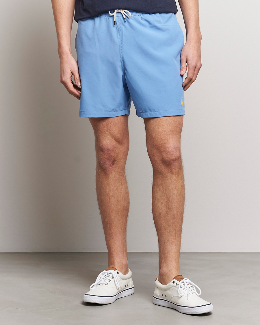 Herren | Badehosen | Polo Ralph Lauren | Recyceled Traveler Boxer Swimshorts Harbor Island Blue