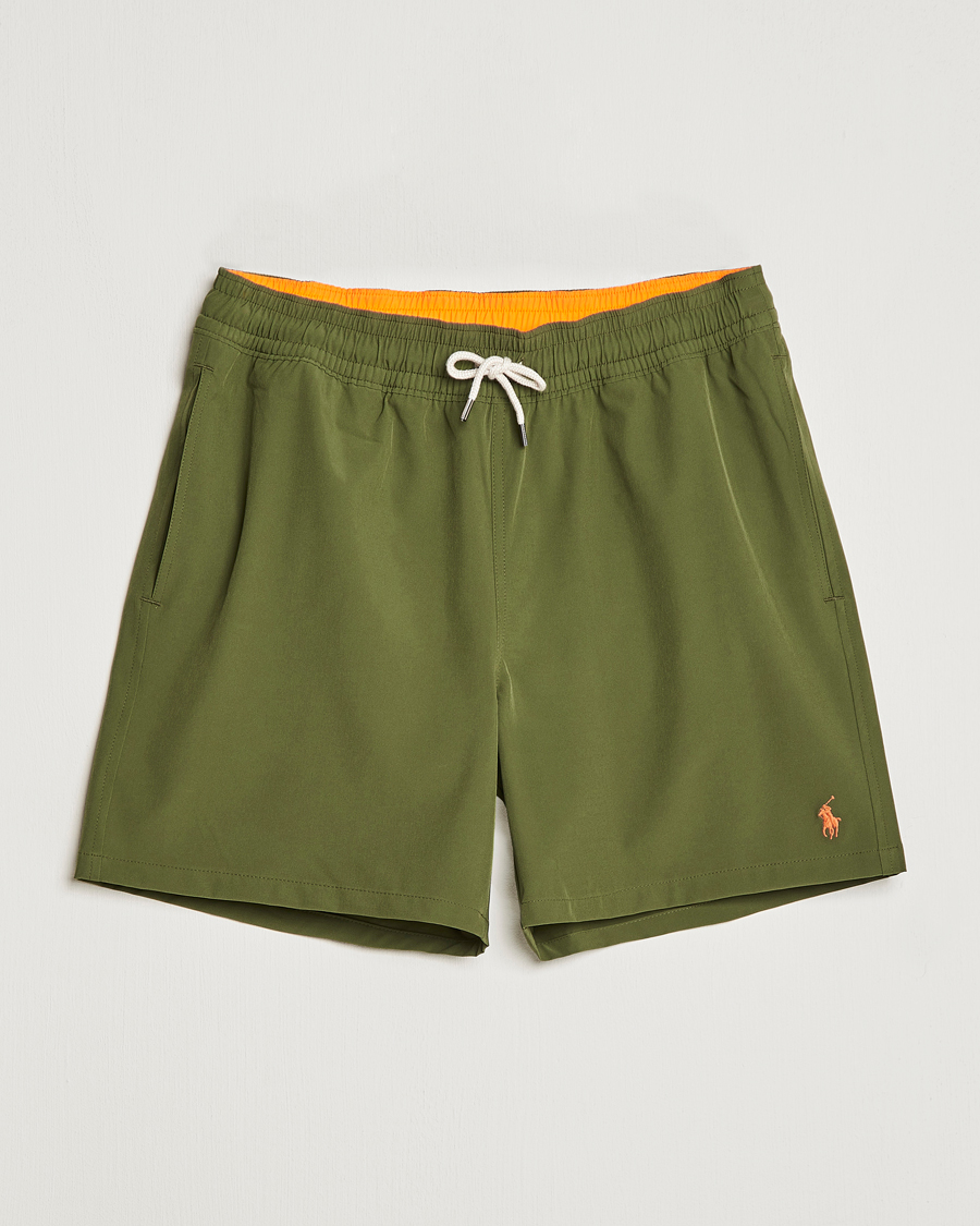 Herren | Badehosen | Polo Ralph Lauren | Recyceled Traveler Boxer Swimshorts Supply Olive