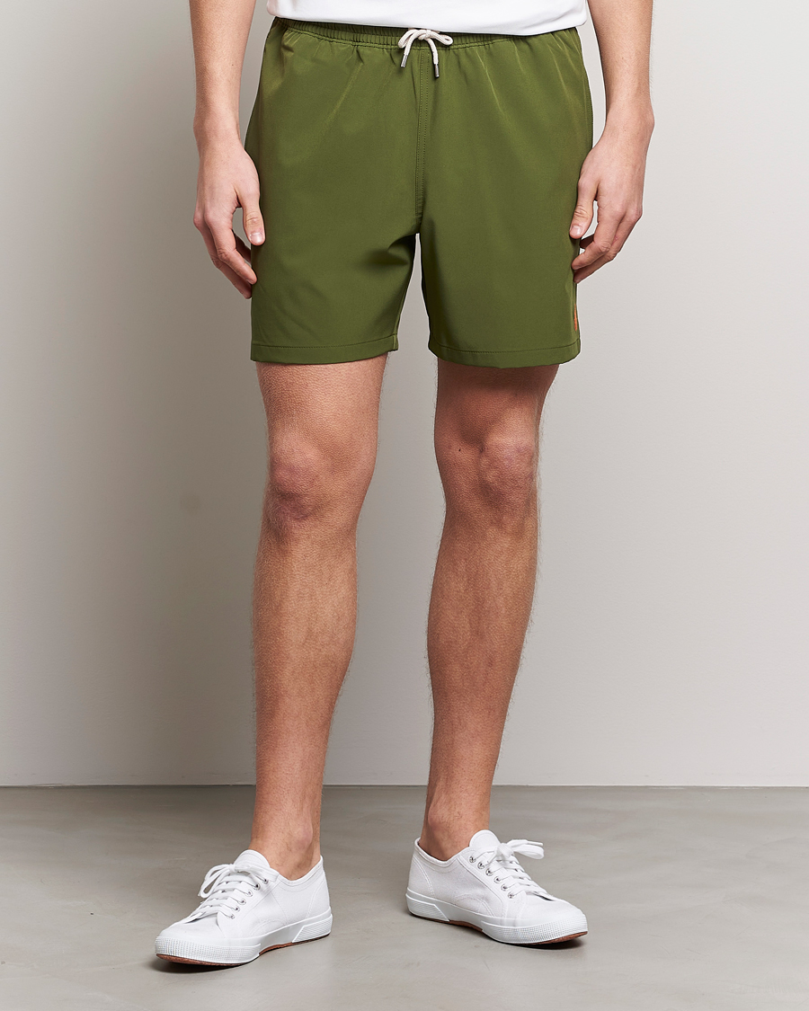 Herren |  | Polo Ralph Lauren | Recyceled Traveler Boxer Swimshorts Supply Olive