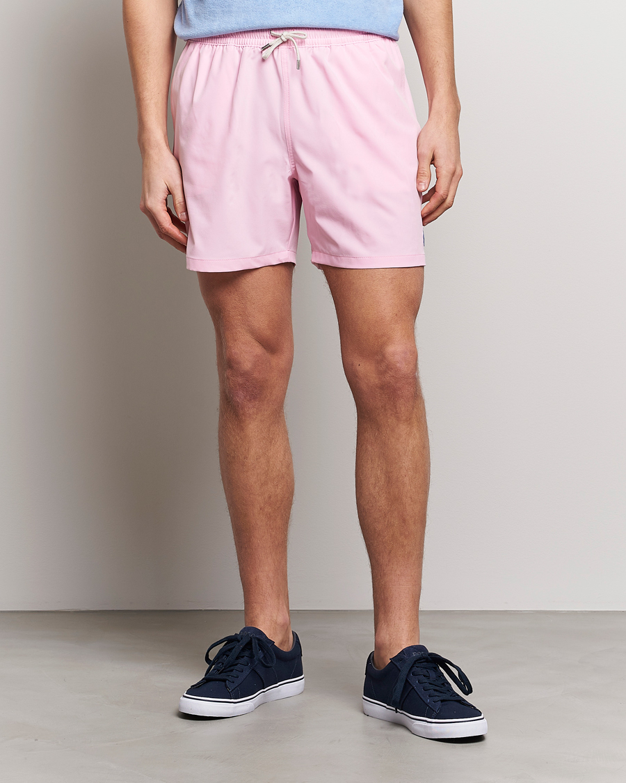 Herren |  | Polo Ralph Lauren | Recyceled Traveler Boxer Swimshorts Carmel Pink