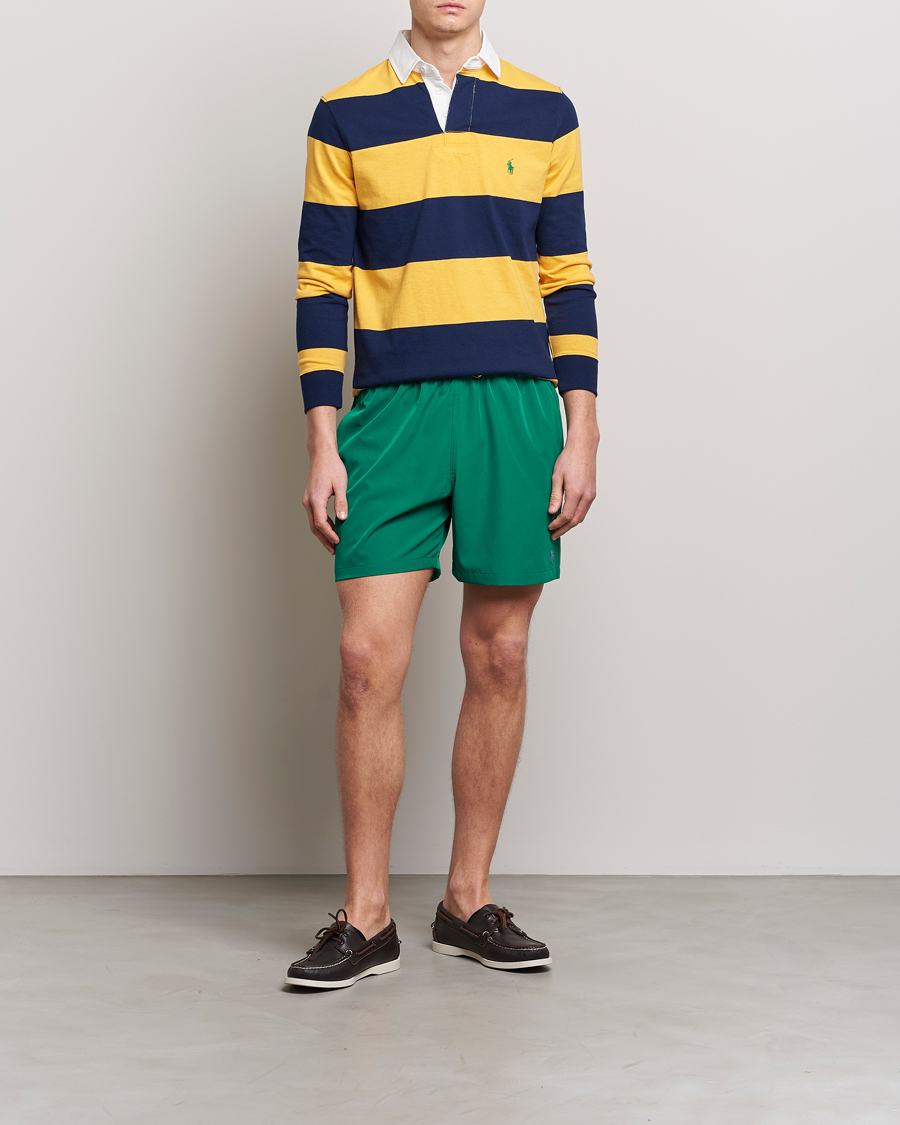 Herren | Badehosen | Polo Ralph Lauren | Recyceled Traveler Boxer Swimshorts Primary Green