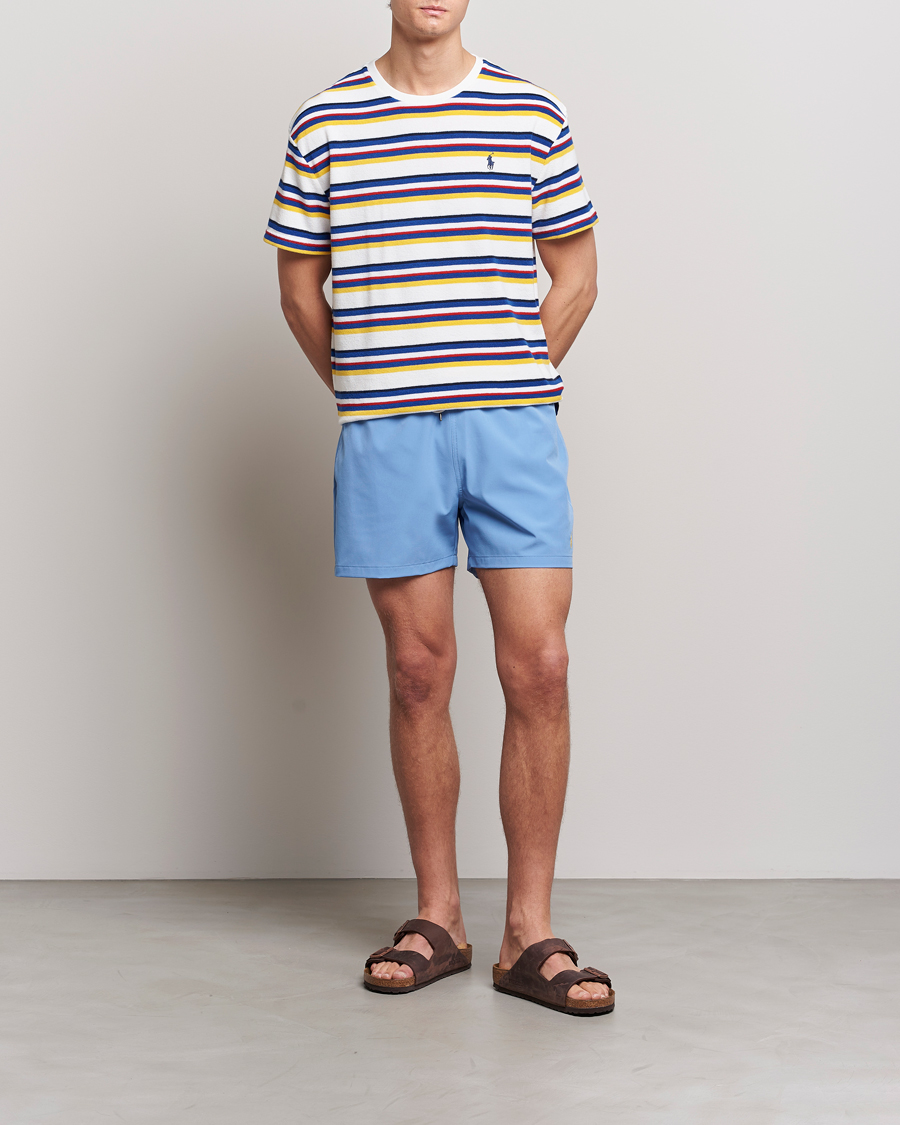 Herren | Badehosen | Polo Ralph Lauren | Recycled Slim Traveler Swimshorts Harbor Island Blue