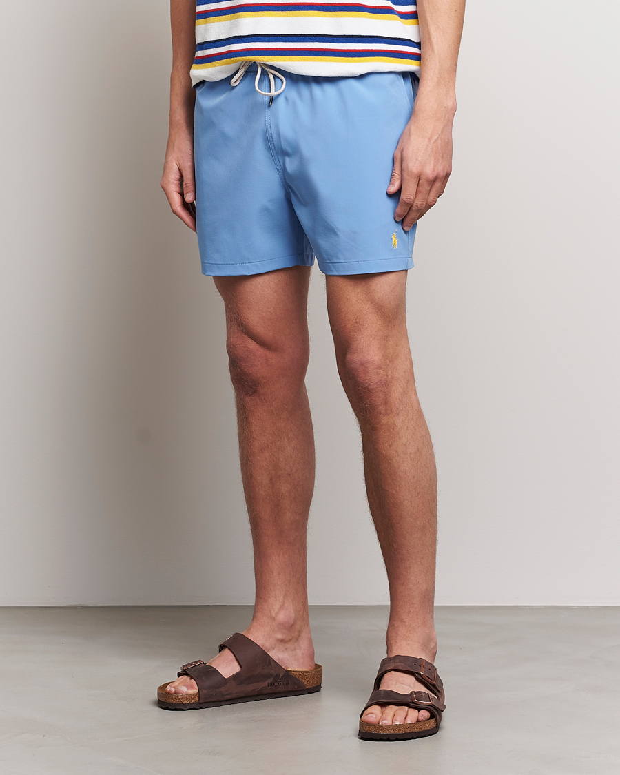Herren | Badehosen | Polo Ralph Lauren | Recycled Slim Traveler Swimshorts Harbor Island Blue