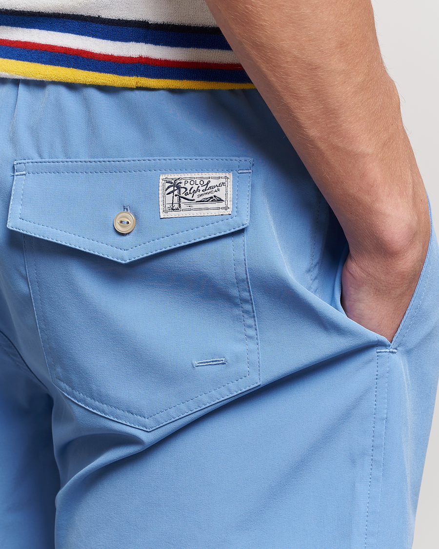 Herren | Badehosen | Polo Ralph Lauren | Recycled Slim Traveler Swimshorts Harbor Island Blue