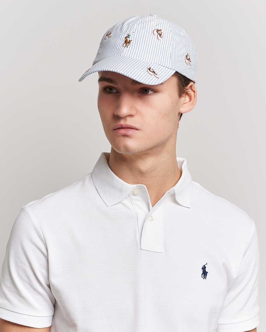 Herren |  | Polo Ralph Lauren | Oxford Striped Cap Blue/White