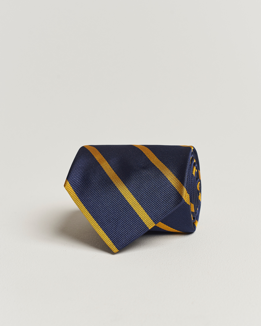 Herren | Krawatten | Polo Ralph Lauren | Striped Tie Navy/Gold