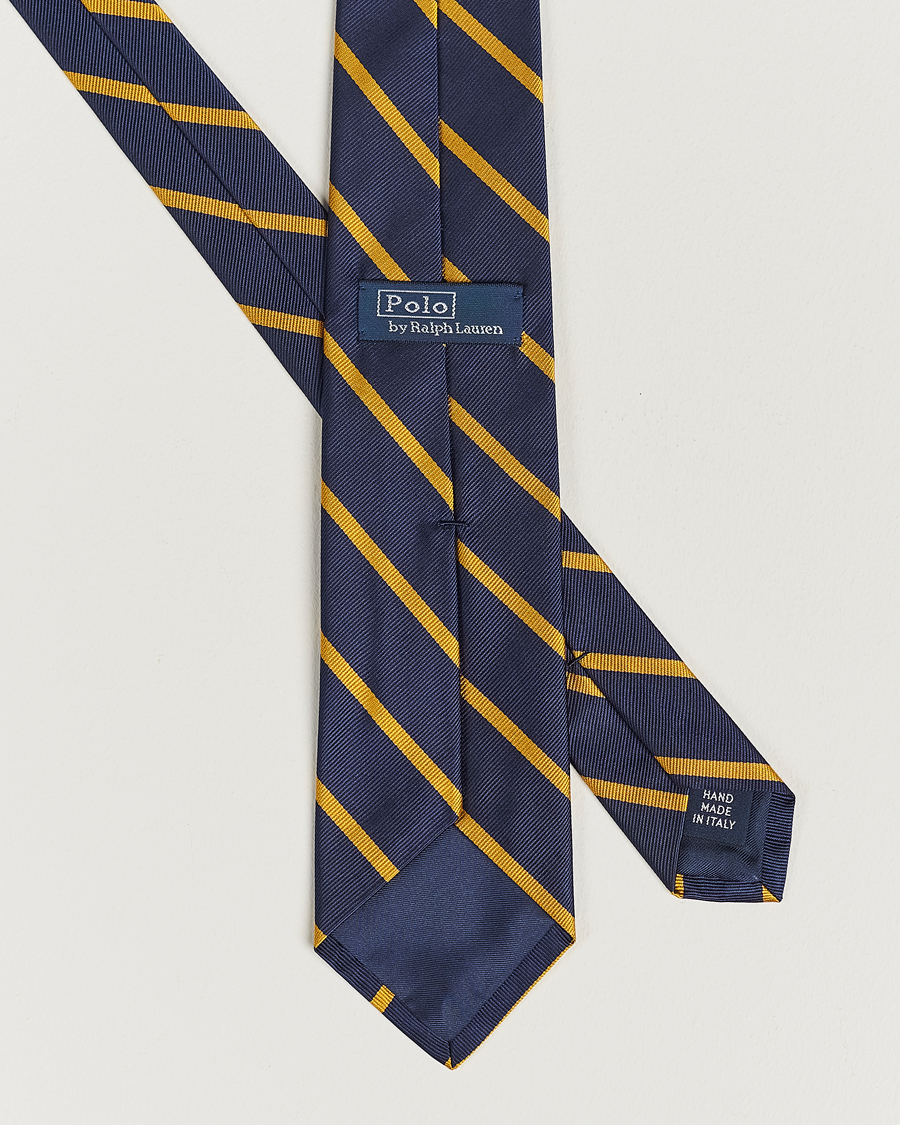 Herren | Ralph Lauren Holiday Dressing | Polo Ralph Lauren | Striped Tie Navy/Gold
