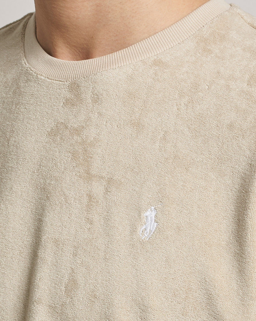 Herren | T-Shirts | Polo Ralph Lauren | Terry Cotton Tee Spring Beige