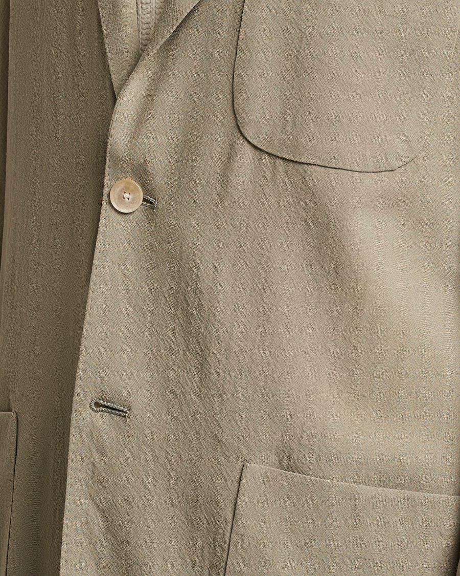 Herren | Sakkos | Auralee | Viyella Wool Blazer Light Khaki