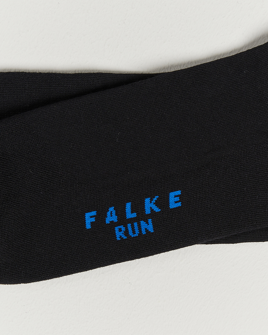 Herren | Normale Socken | Falke | Run Cushioned Sport Sock Black