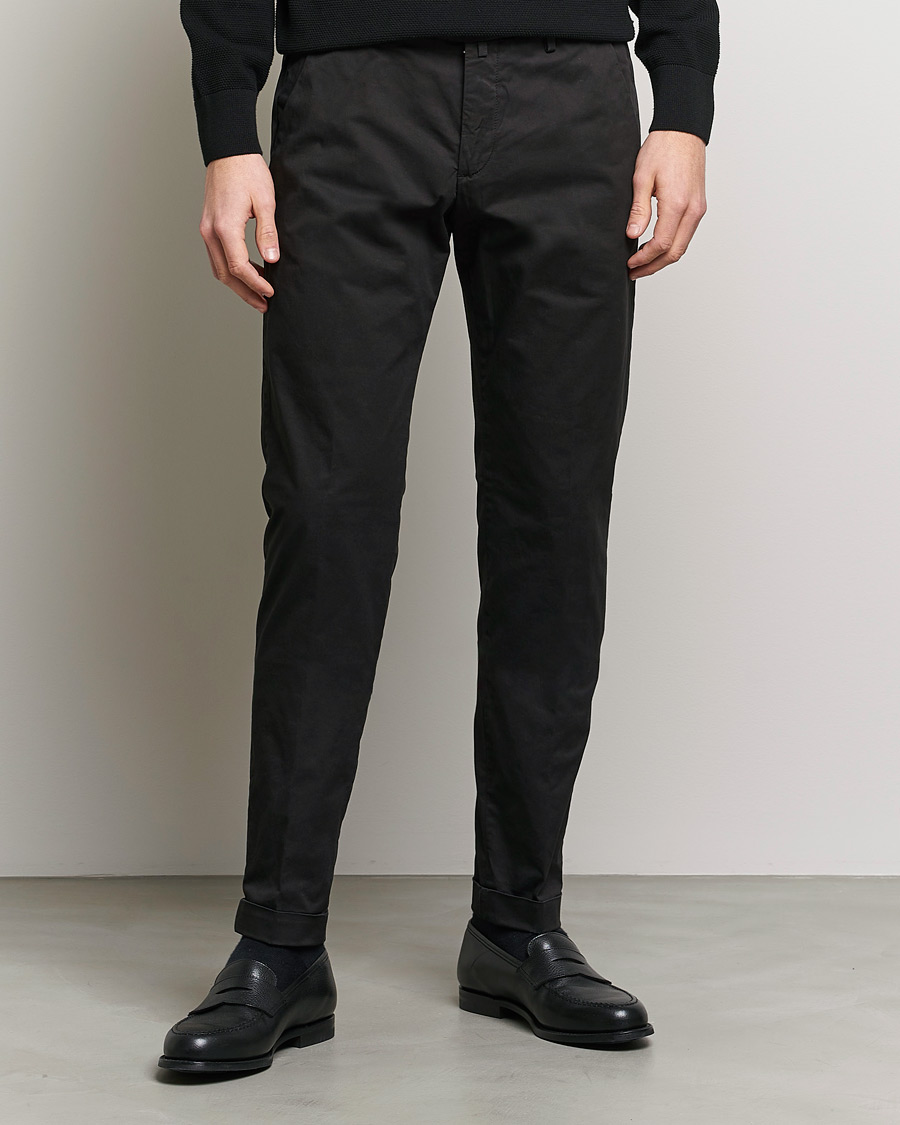Herren |  | Briglia 1949 | Slim Fit Cotton Chinos Black