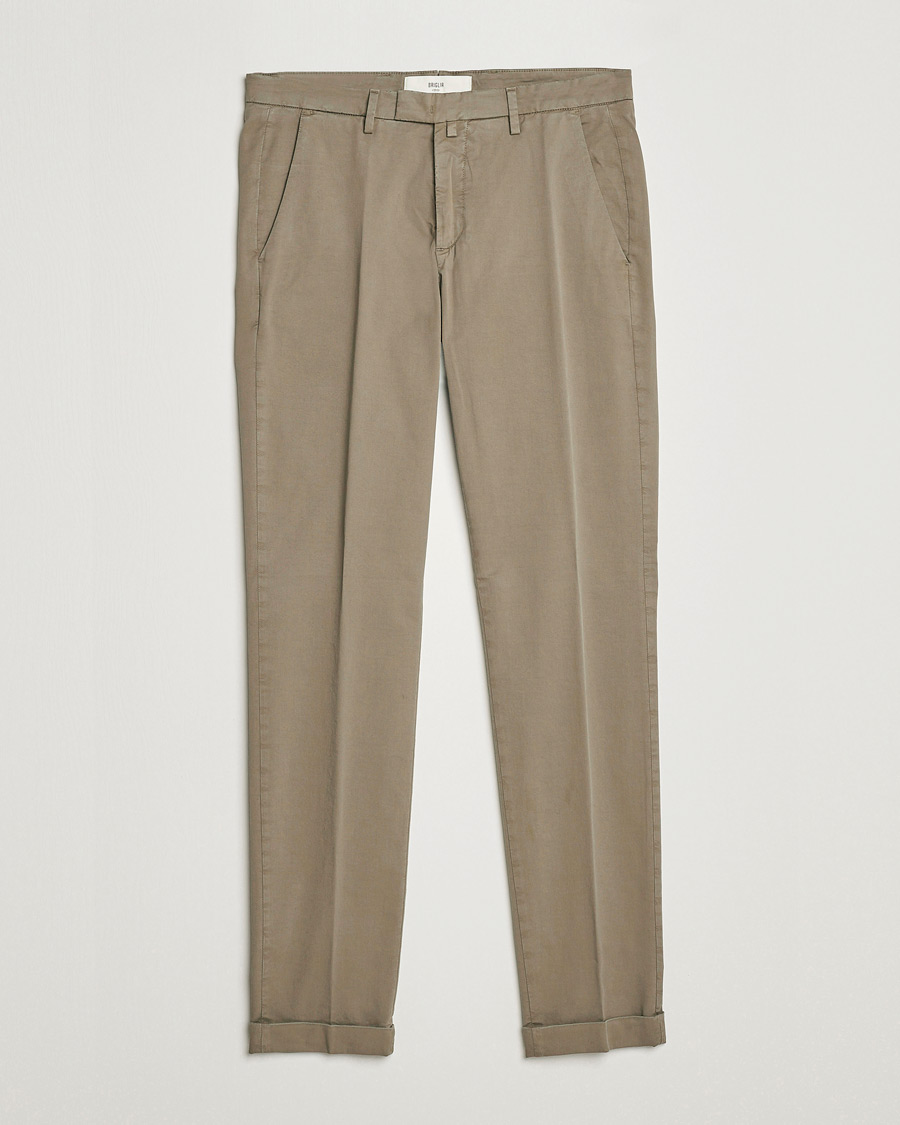 Herren | Hosen | Briglia 1949 | Slim Fit Cotton Chinos Taupe