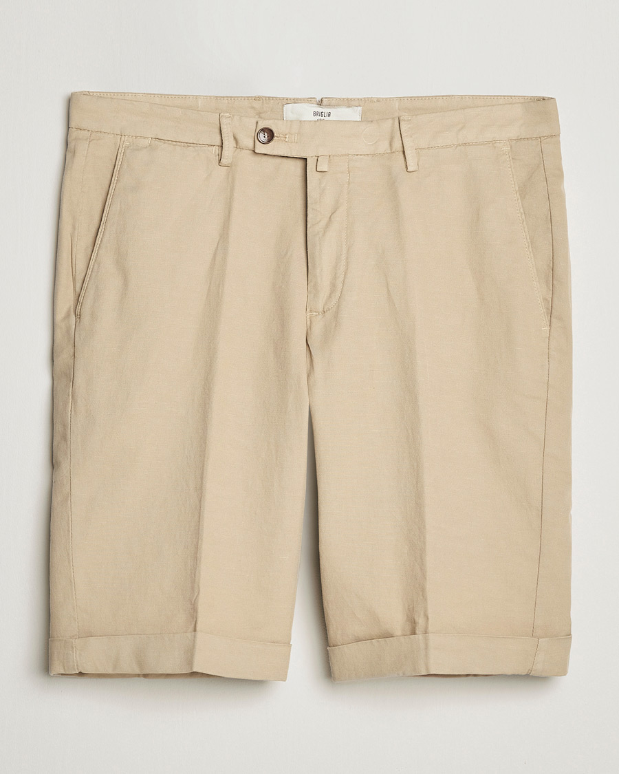 Herren | Shorts | Briglia 1949 | Linen/Cotton Shorts Beige