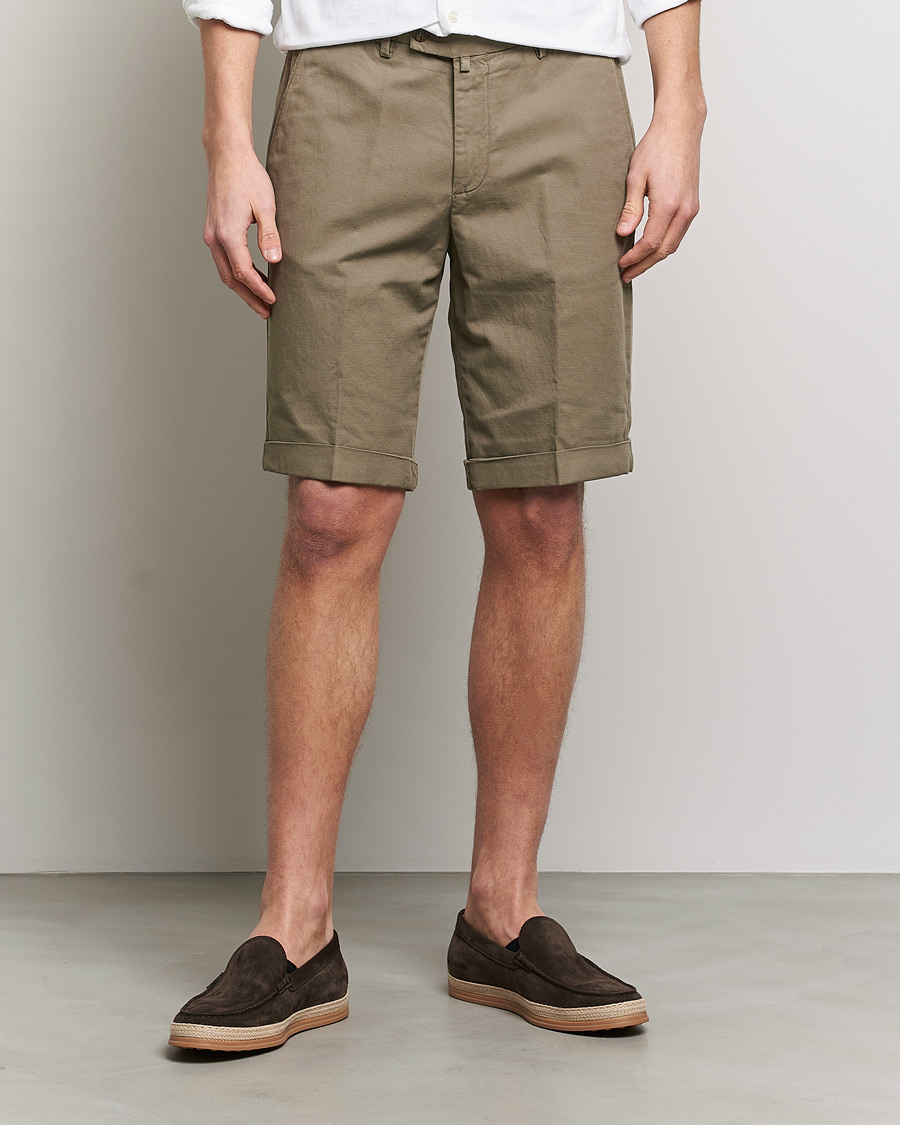 Herren | Leinenshorts | Briglia 1949 | Linen/Cotton Shorts Olive
