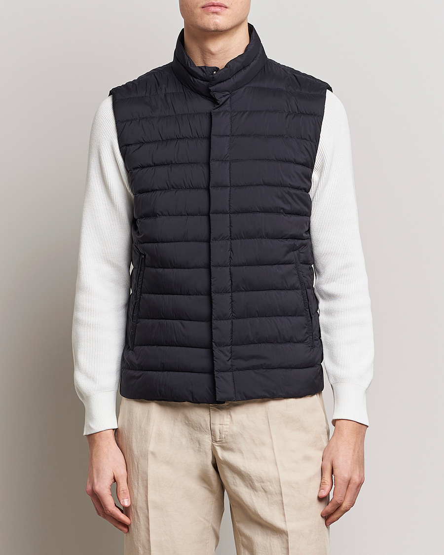 Herren |  | Herno | Nuage Matt Nylon Vest Midnight 