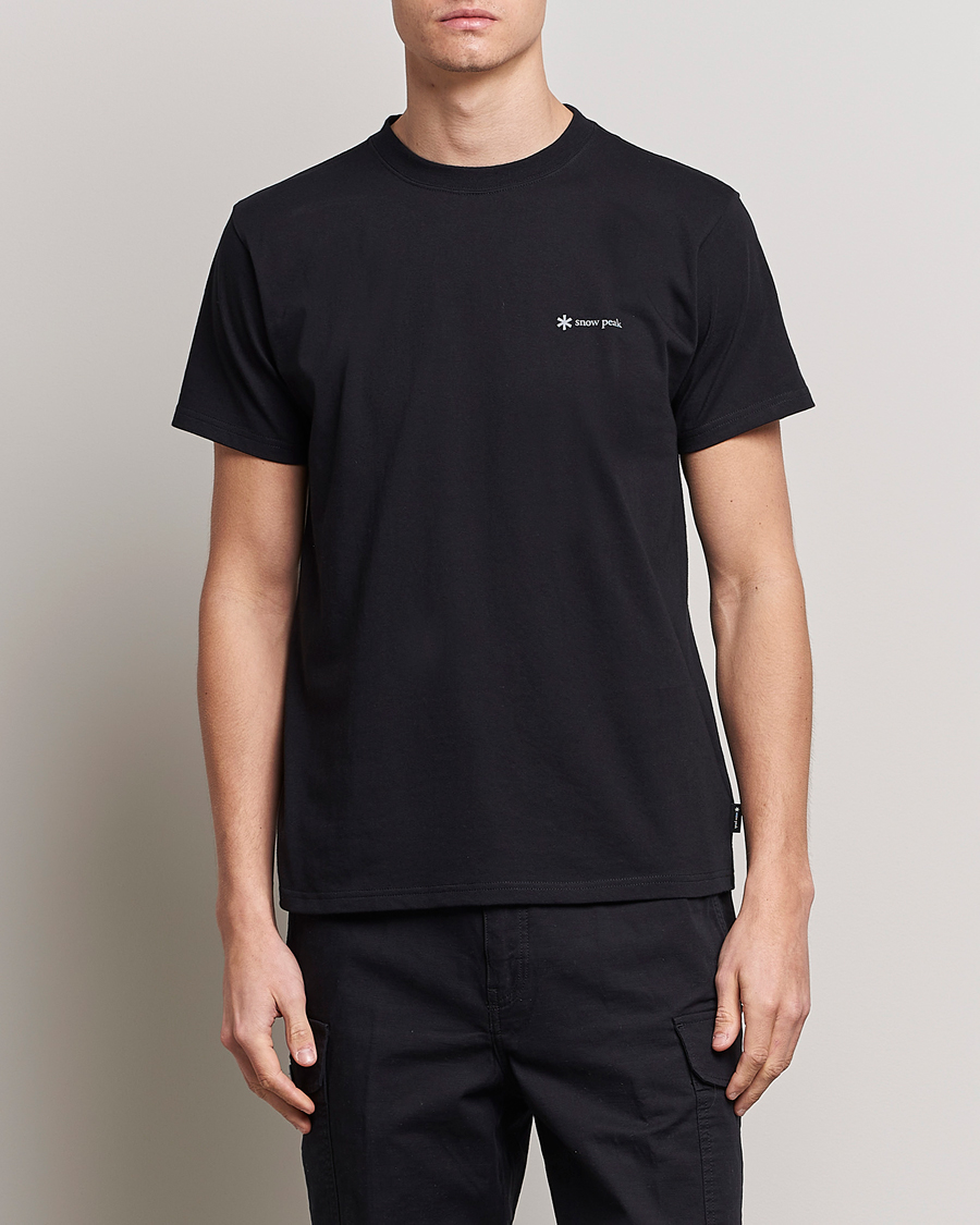 Herren |  | Snow Peak | Organic Cotton Logo T-Shirt Black