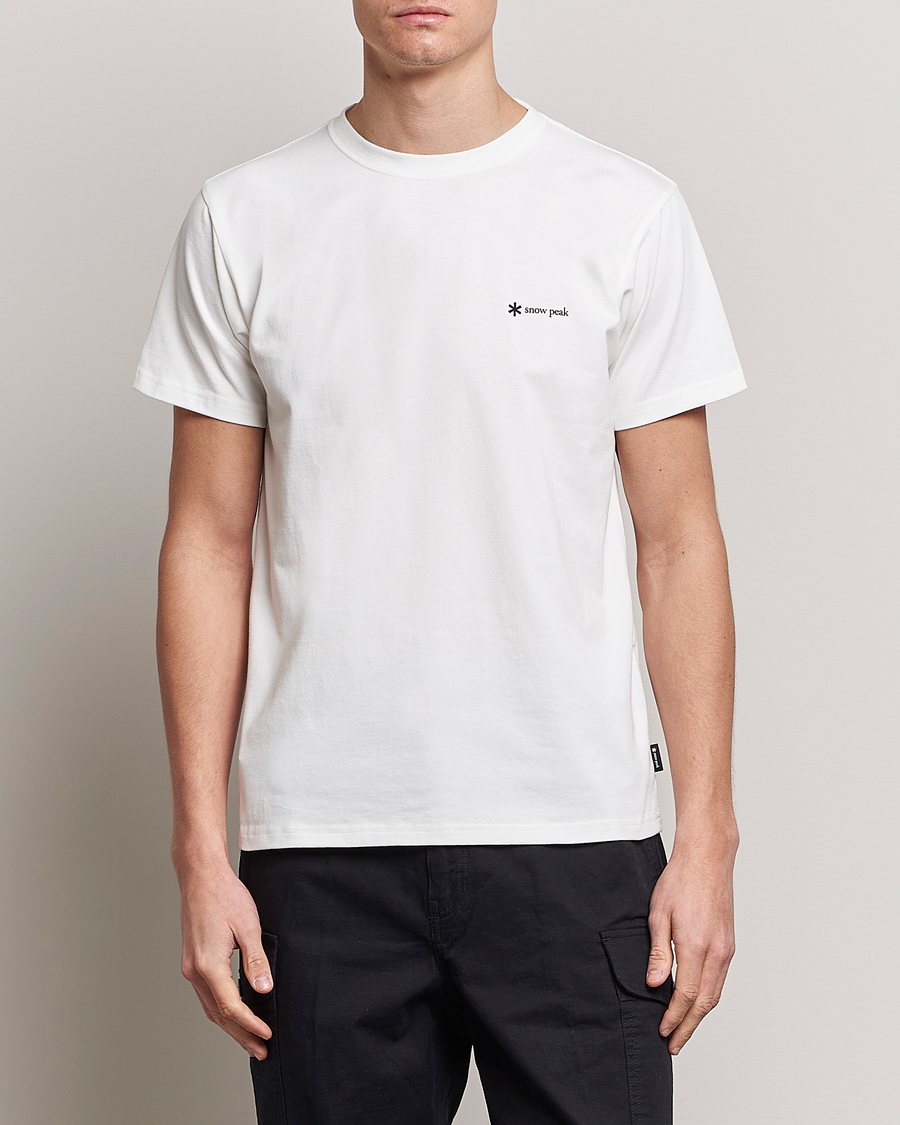 Herren |  | Snow Peak | Organic Cotton Logo T-Shirt White