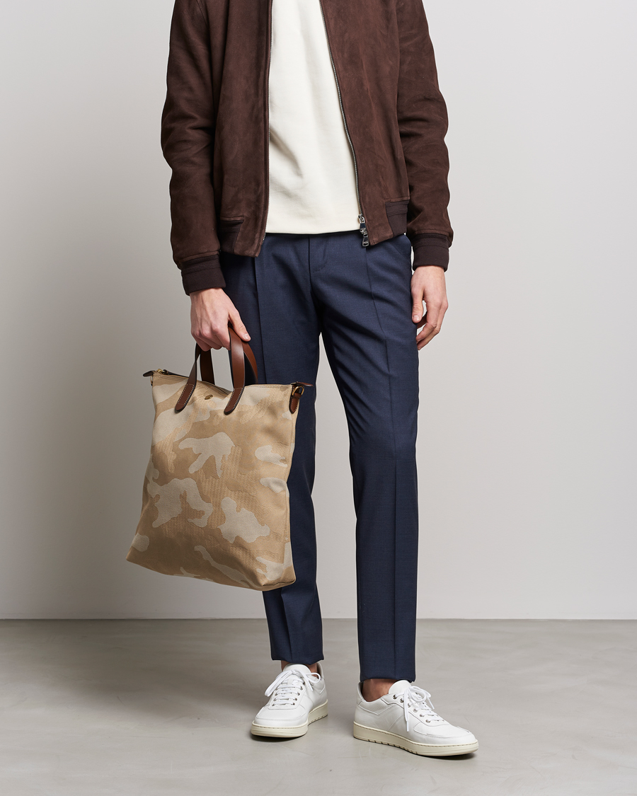 Herren |  | Mismo | M/S Canvas Shopper Shades of Dune/Cuoio