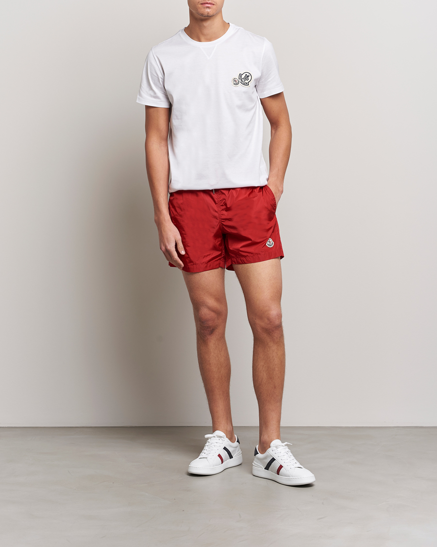 Herren | Badehosen | Moncler | Nylon Swim Trunks Red