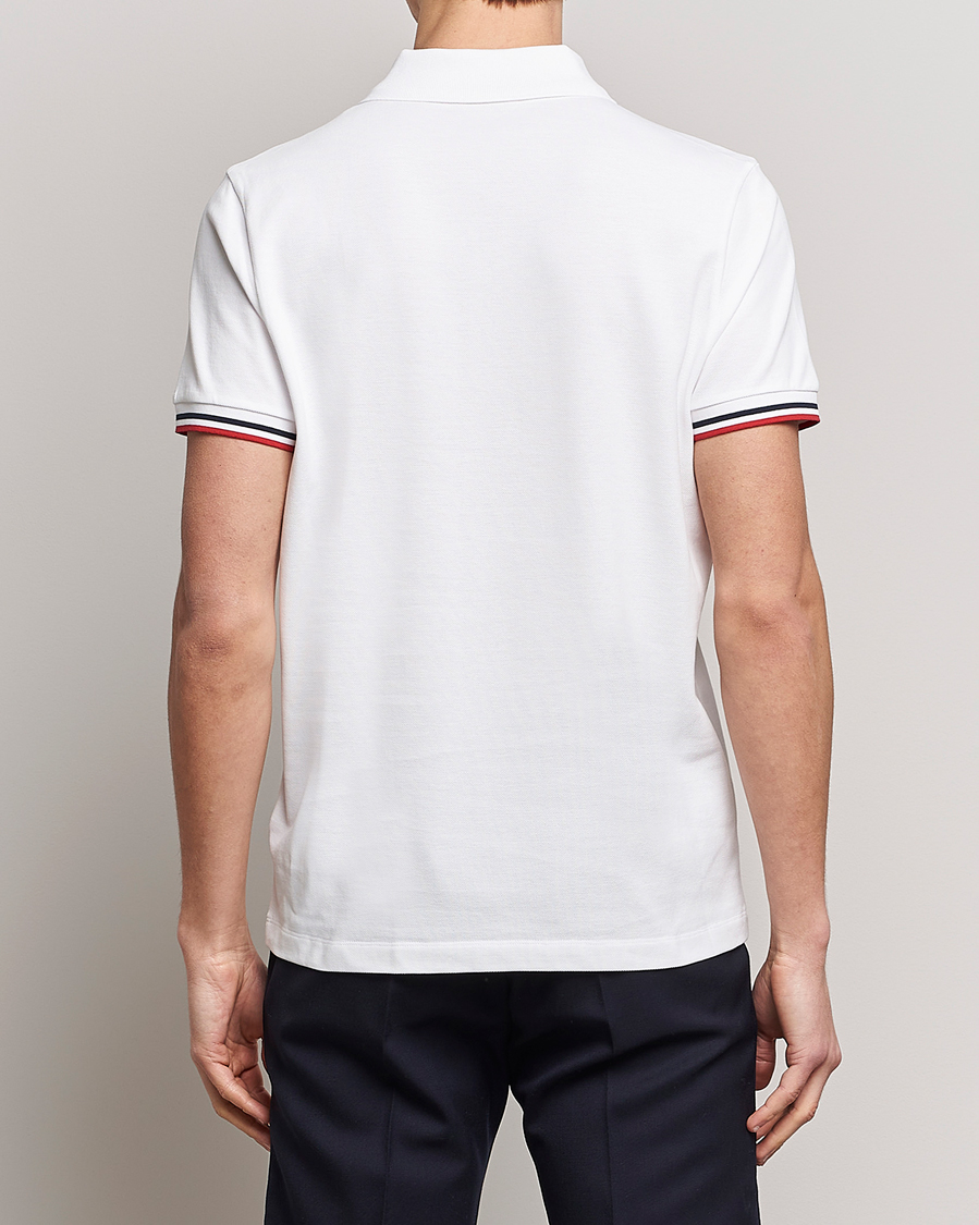 Herren | Poloshirts | Moncler | Tricolor Rib Polo White