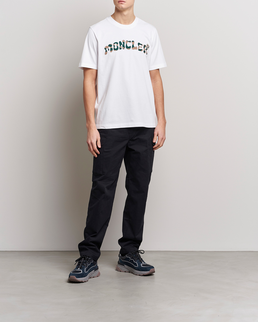 Herren | T-Shirts | Moncler | Camouflage Lettering T-Shirt White