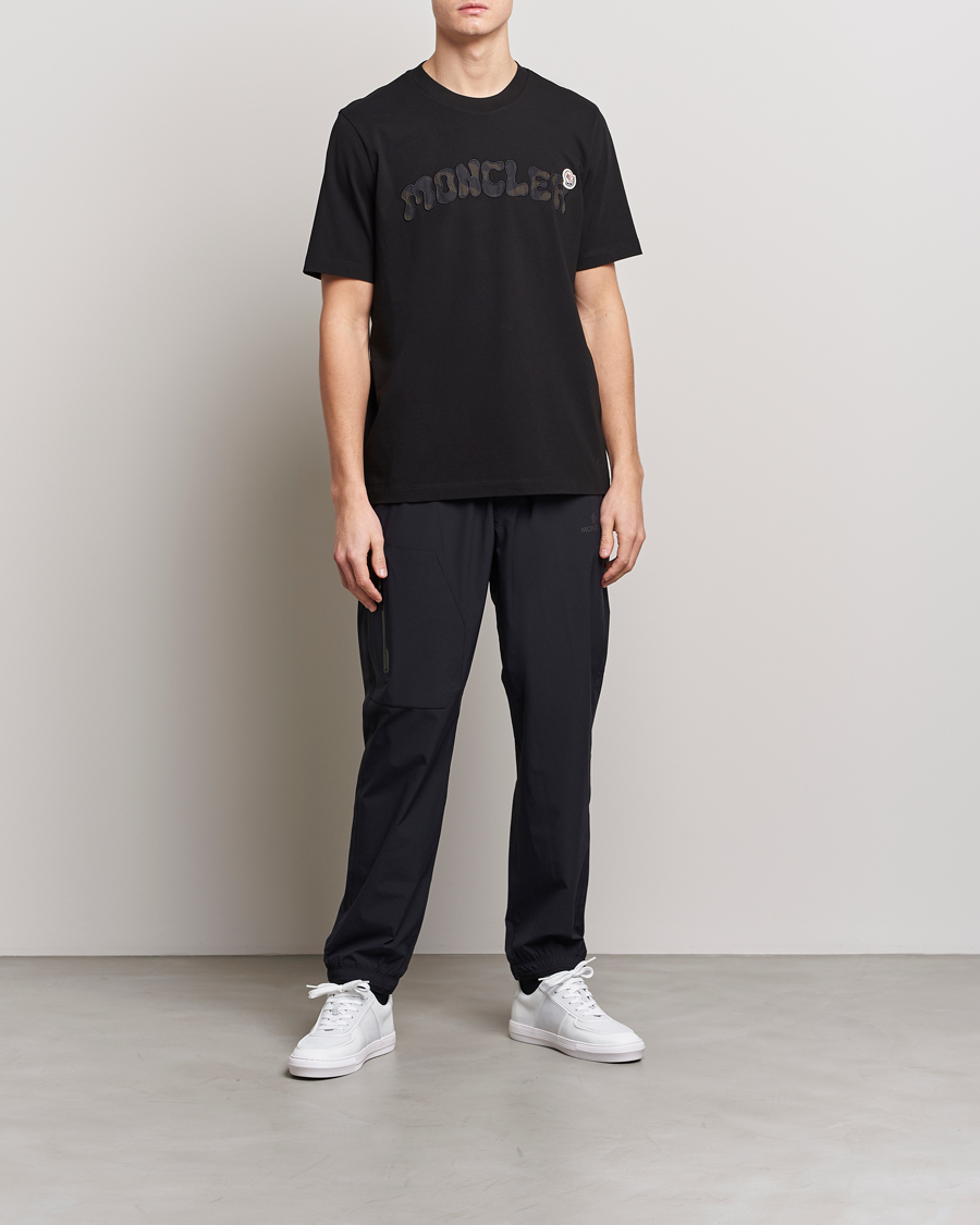 Herren | T-Shirts | Moncler | Camouflage Lettering T-Shirt Black