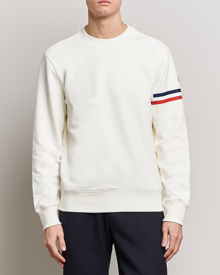 Herren |  | Moncler | Armband Logo Sweatshirt White