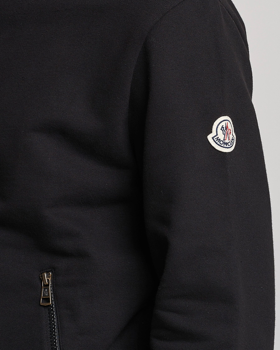 Herren | Pullover | Moncler | Hooded Zip Cardigan Black
