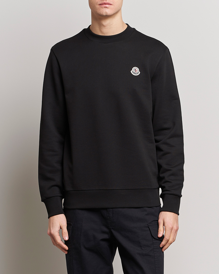 Herren | Pullover | Moncler | Logo Patch Sweatshirt Black
