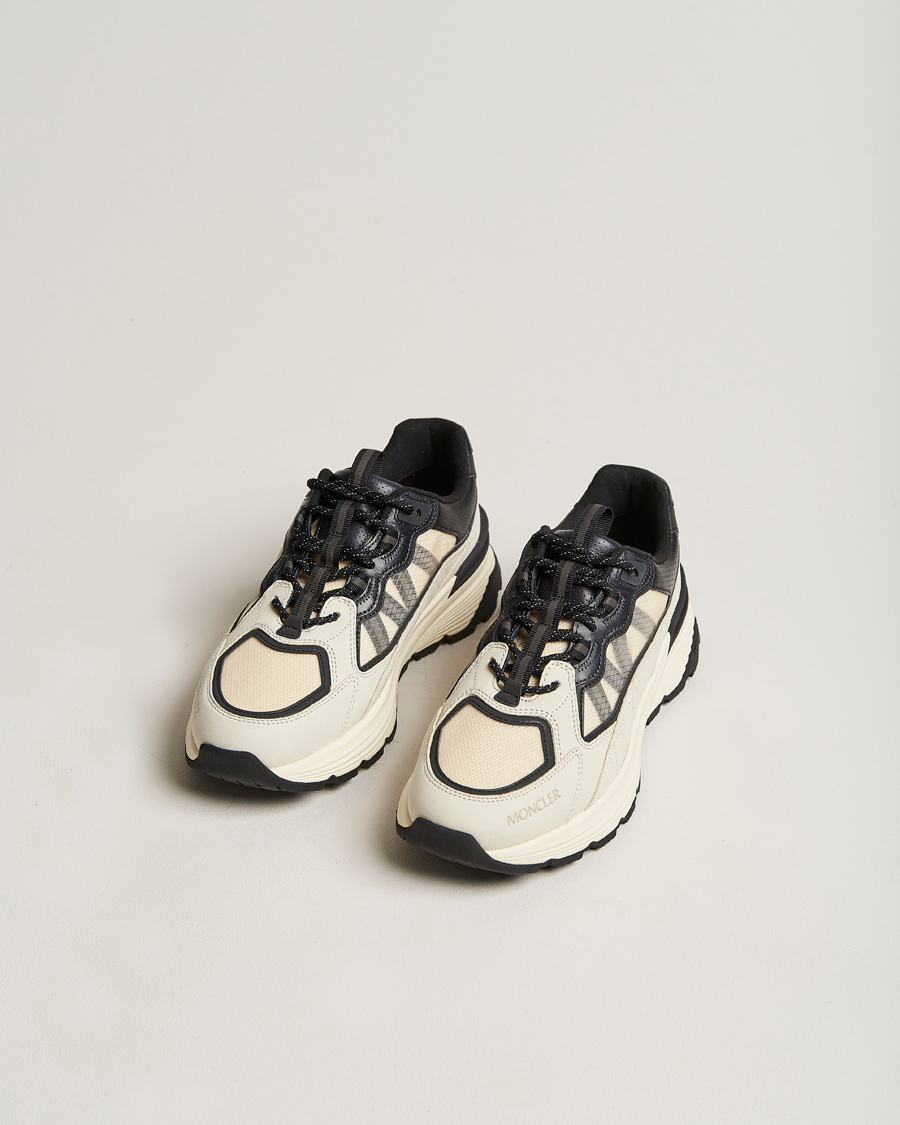 Herren | Moncler Lite Runner Sneakers Black/White | Moncler | Lite Runner Sneakers Black/White