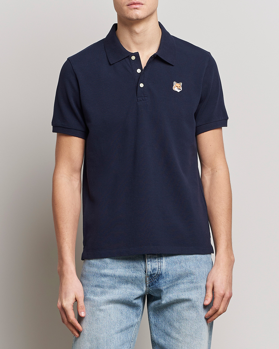 Herren |  | Maison Kitsuné | Fox Head Polo Navy