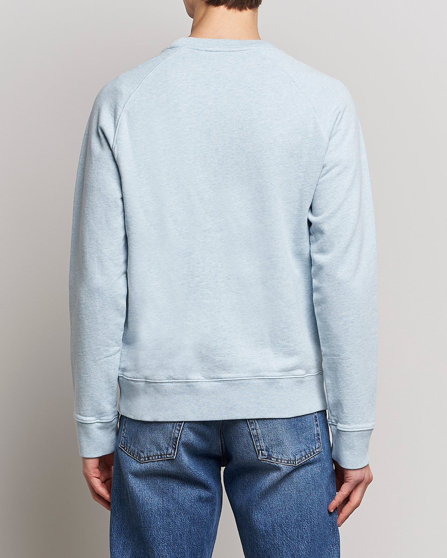 Herren | Pullover | Maison Kitsuné | Tricolor Fox Sweatshirt Blue Haze