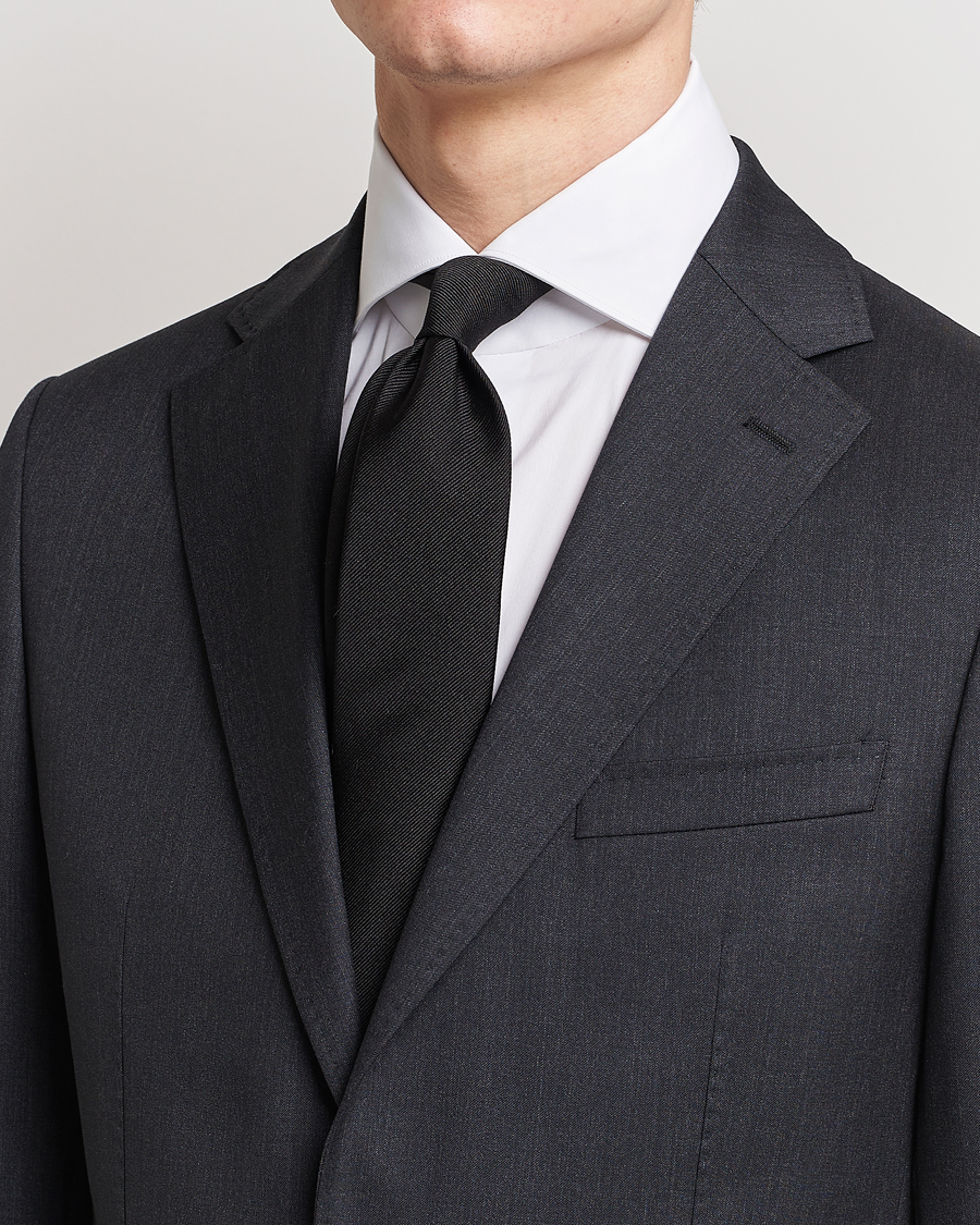 Herr |  | BOSS BLACK | Silk 7,5 cm Tie Black