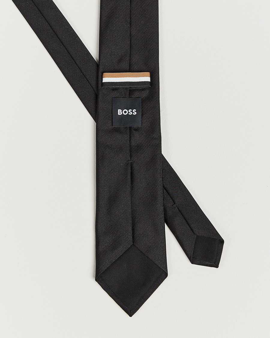 Herren | Krawatten | BOSS BLACK | Silk 7,5 cm Tie Black
