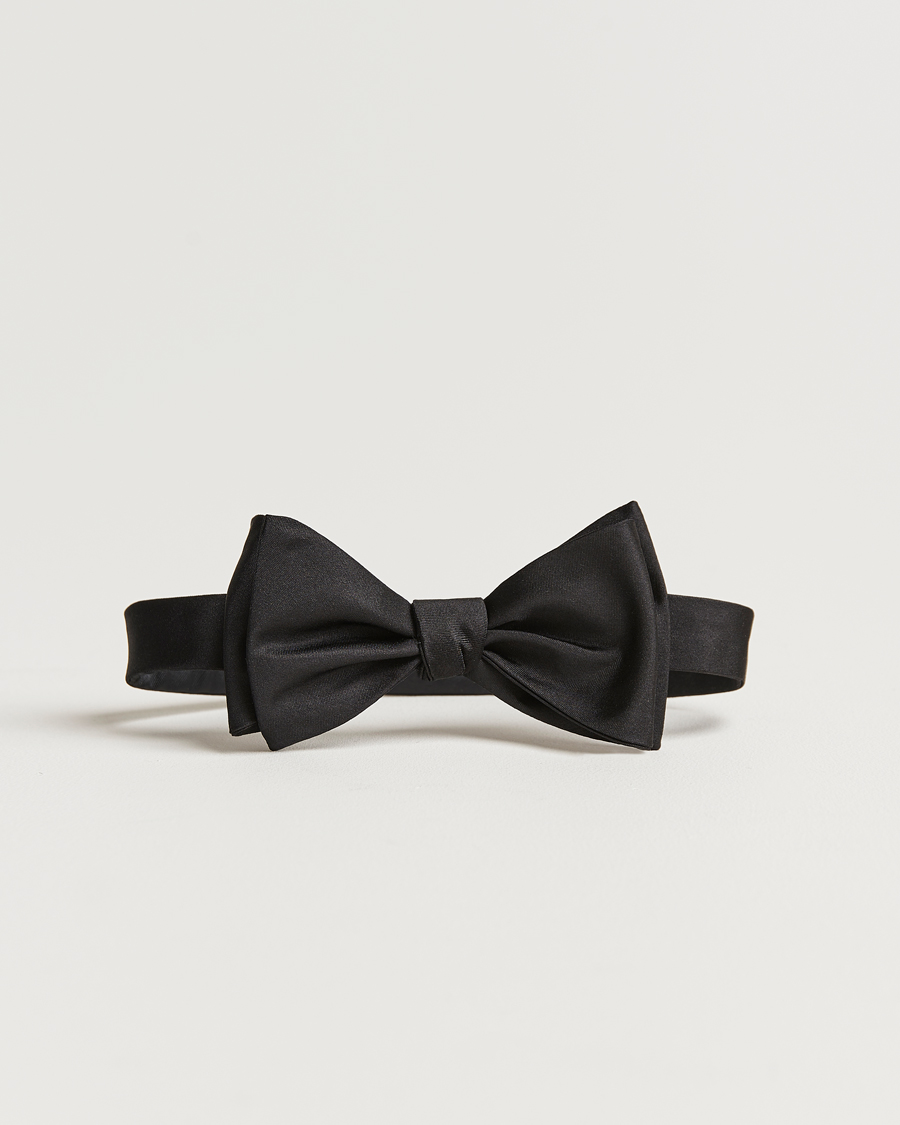 Herren | Silk Self Tie Black | BOSS BLACK | Silk Self Tie Black