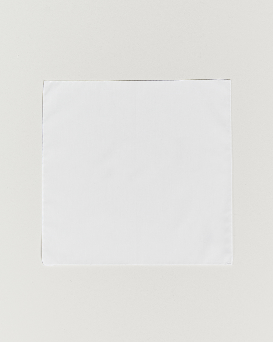 Herren |  | BOSS BLACK | Cotton Pocket Square White
