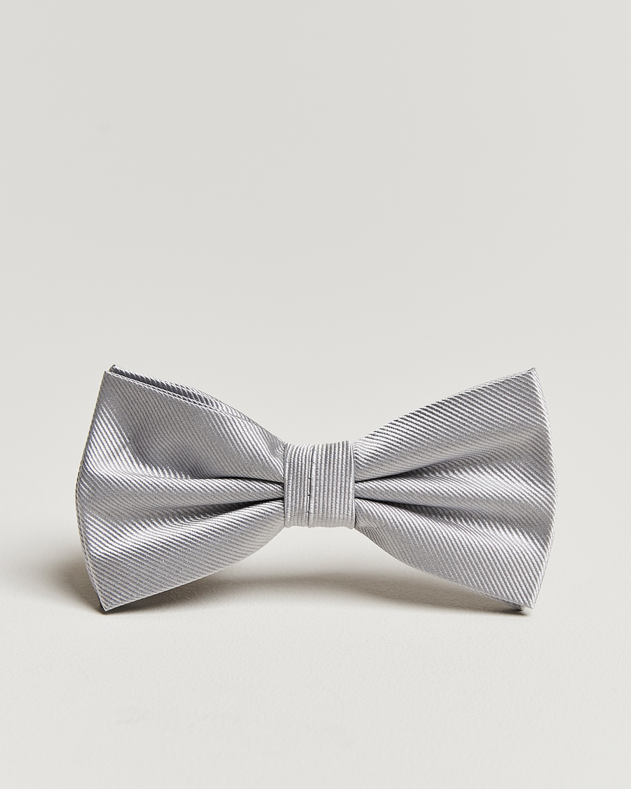 Herren | Fliegen | Amanda Christensen | Pre Tie Silk Silver